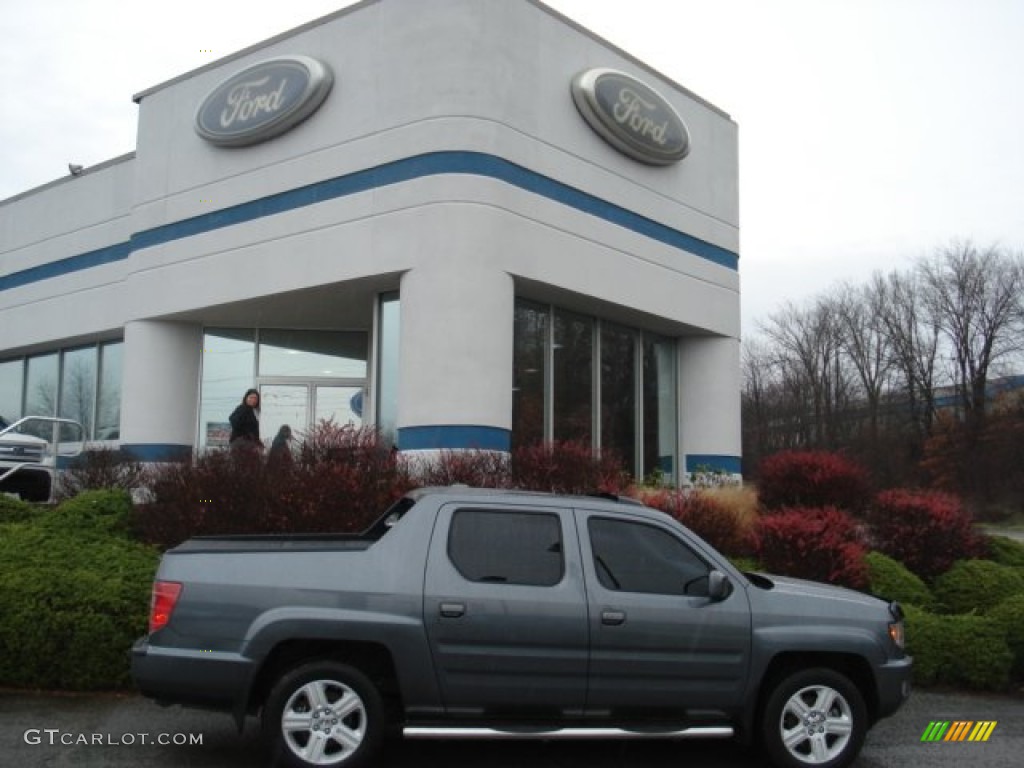 2010 Ridgeline RTL - Polished Metal Metallic / Gray photo #1