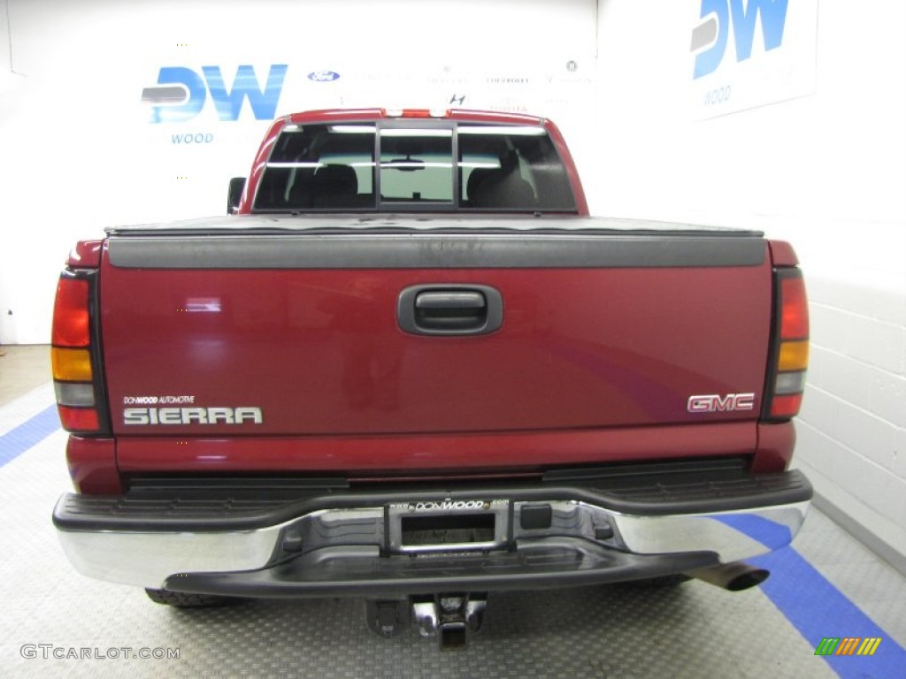 2007 Sierra 2500HD Classic SLE Extended Cab 4x4 - Sport Red Metallic / Ebony Black photo #8