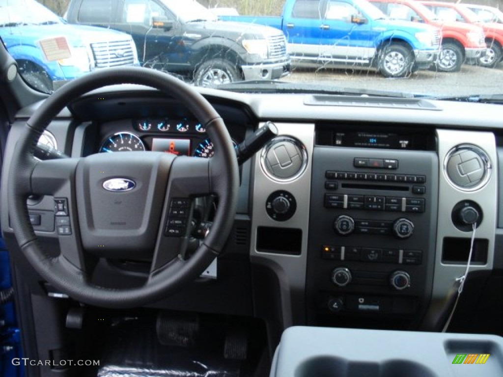 2012 Ford F150 XLT SuperCrew 4x4 Steel Gray Dashboard Photo #57038948