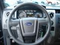 Steel Gray 2012 Ford F150 XLT SuperCab 4x4 Steering Wheel