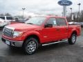2011 Race Red Ford F150 XLT SuperCrew 4x4  photo #4