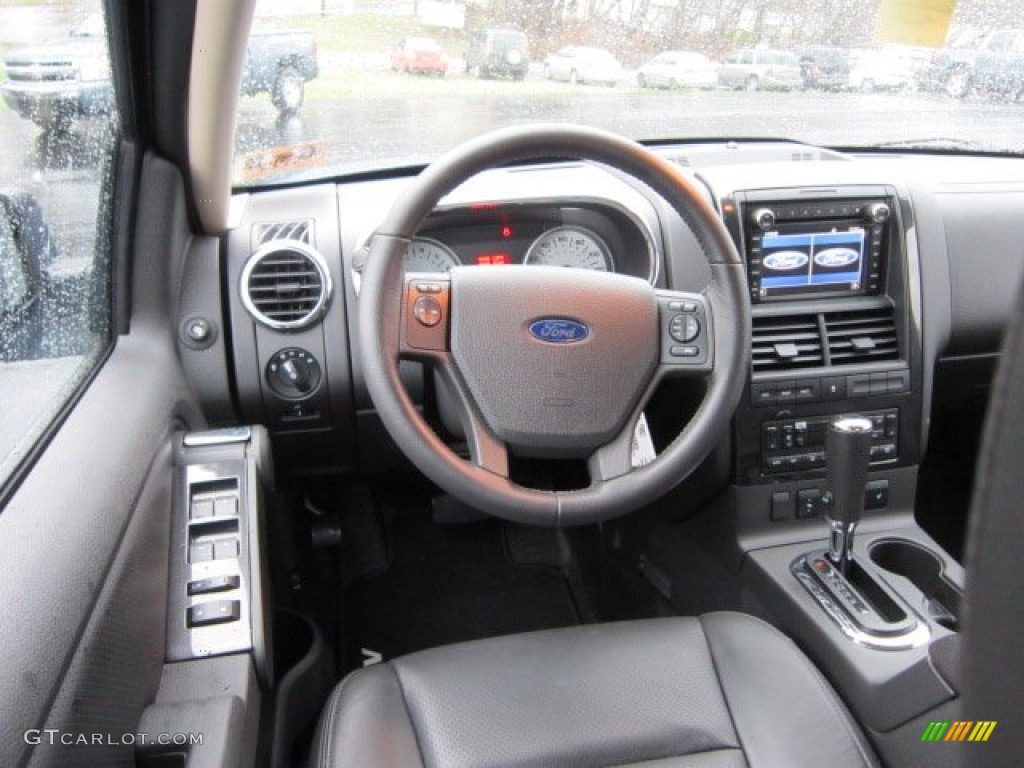 2010 Ford Explorer Sport Trac Adrenalin AWD Adrenalin Charcoal Black Dashboard Photo #57039347