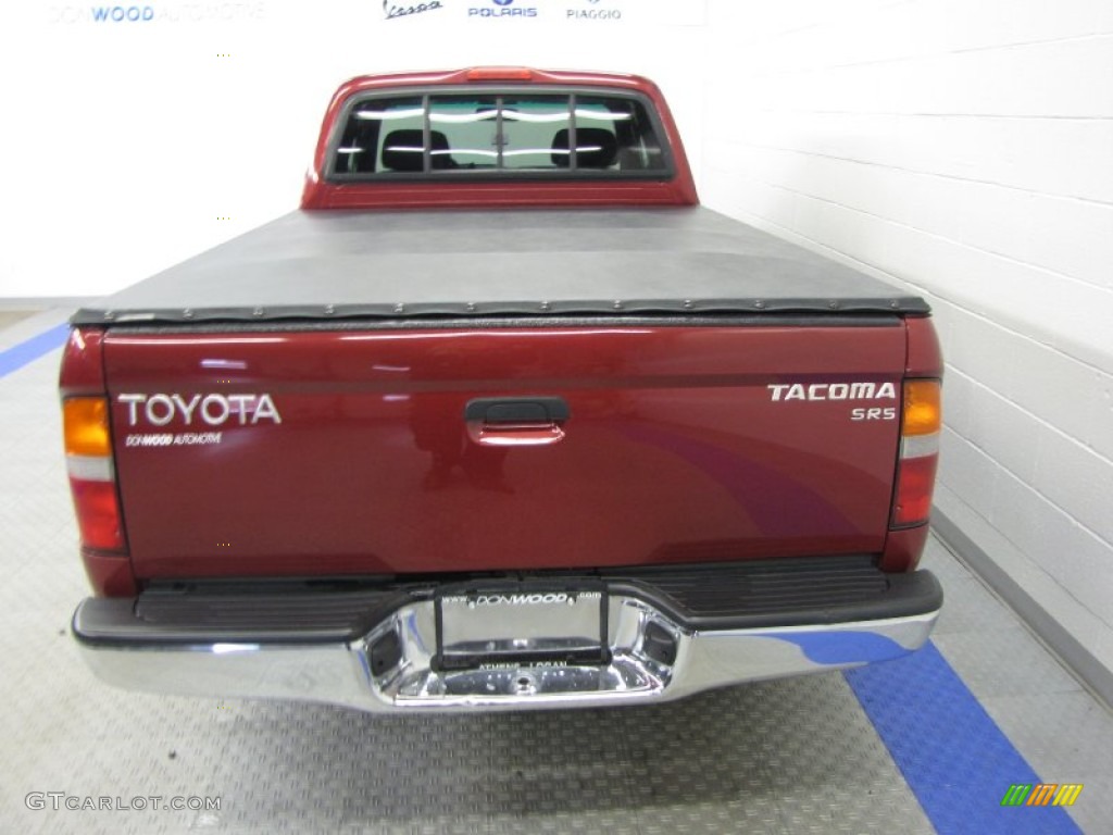 2000 Tacoma SR5 Extended Cab - Sunfire Red Pearl / Gray photo #8