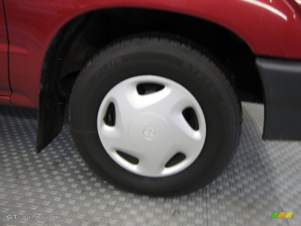 2000 Tacoma SR5 Extended Cab - Sunfire Red Pearl / Gray photo #18