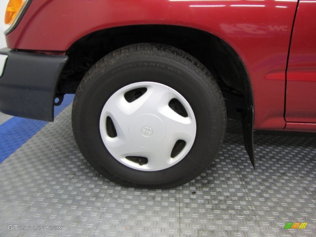 2000 Tacoma SR5 Extended Cab - Sunfire Red Pearl / Gray photo #20