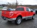 2011 Race Red Ford F150 XLT SuperCab 4x4  photo #8