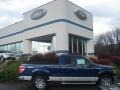2011 Dark Blue Pearl Metallic Ford F150 XLT SuperCab 4x4  photo #1