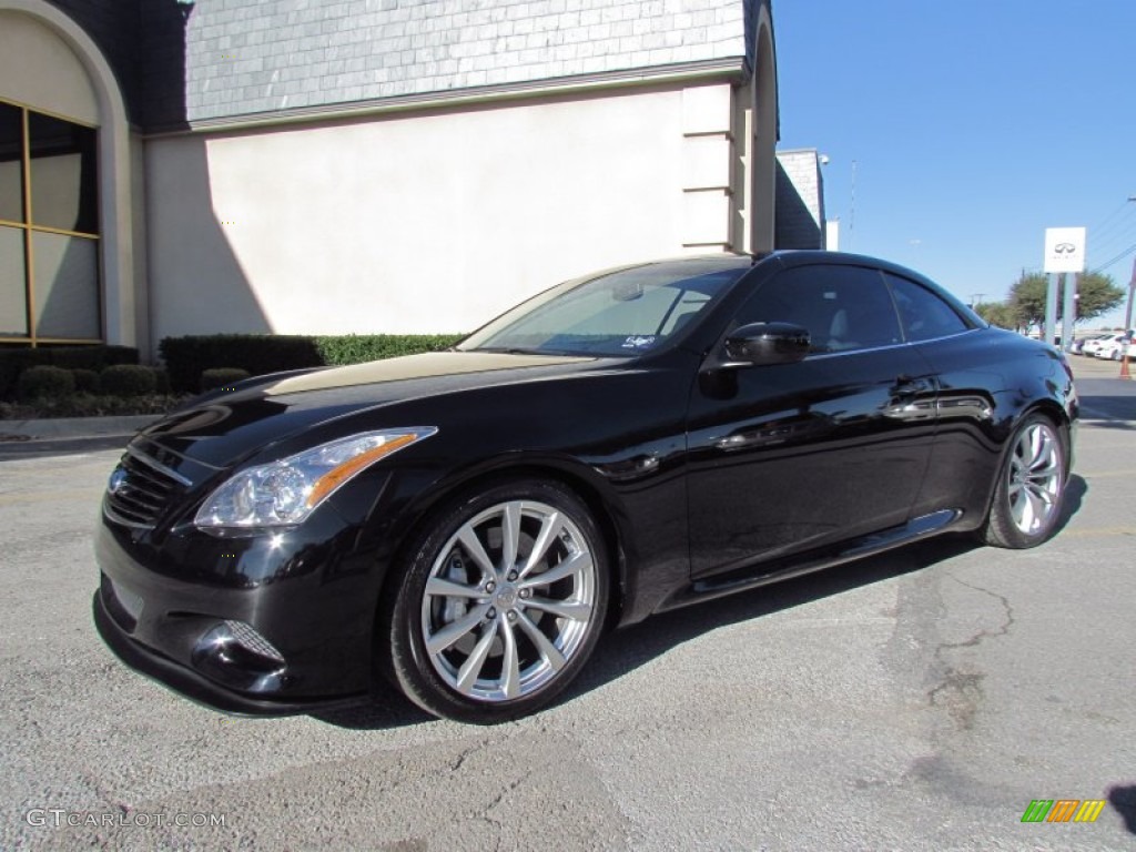Obsidian Black 2010 Infiniti G 37 S Sport Convertible Exterior Photo #57040456