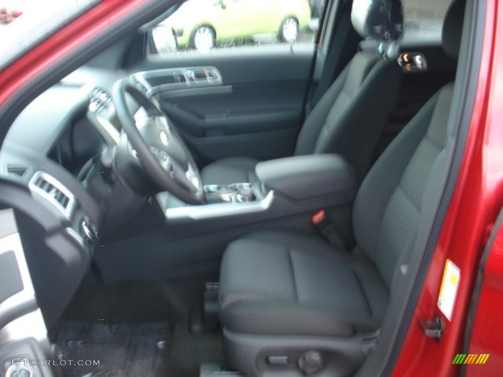 2012 Explorer XLT 4WD - Red Candy Metallic / Charcoal Black photo #11