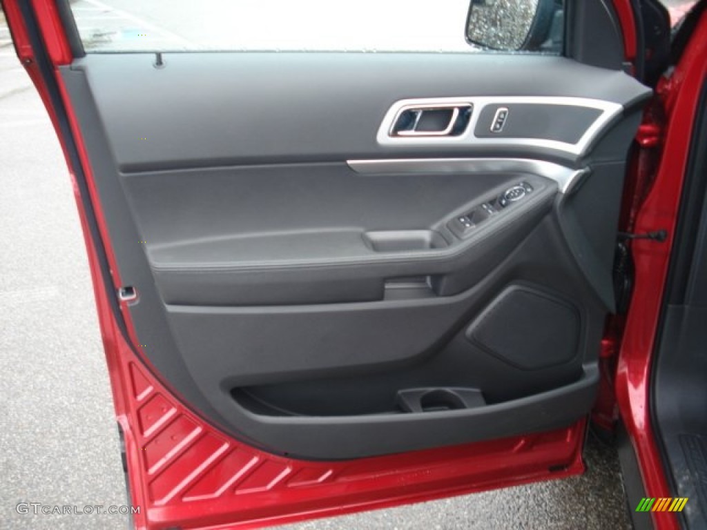 2012 Explorer XLT 4WD - Red Candy Metallic / Charcoal Black photo #12