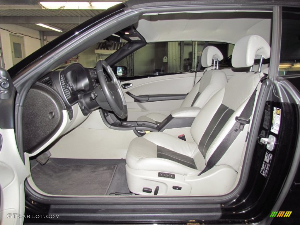 Parchment/Black Interior 2008 Saab 9-3 Aero Convertible Photo #57041473