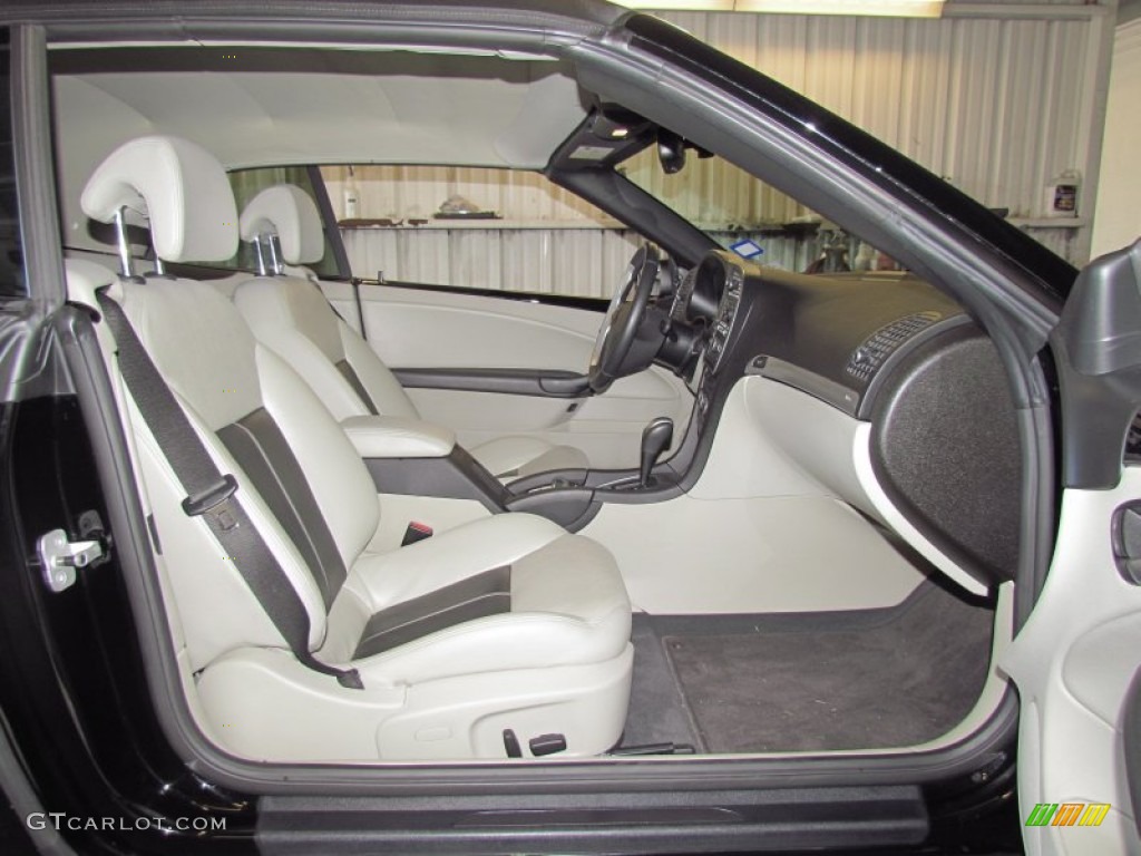 Parchment/Black Interior 2008 Saab 9-3 Aero Convertible Photo #57041483