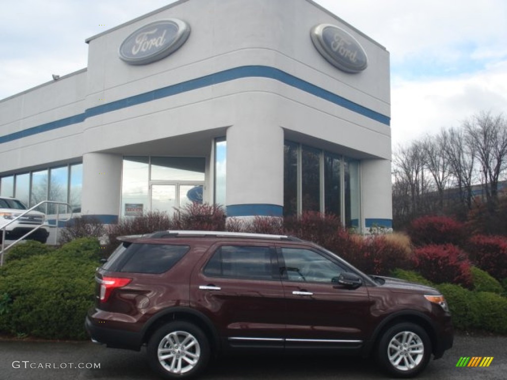 2012 Explorer XLT 4WD - Cinnamon Metallic / Charcoal Black photo #1