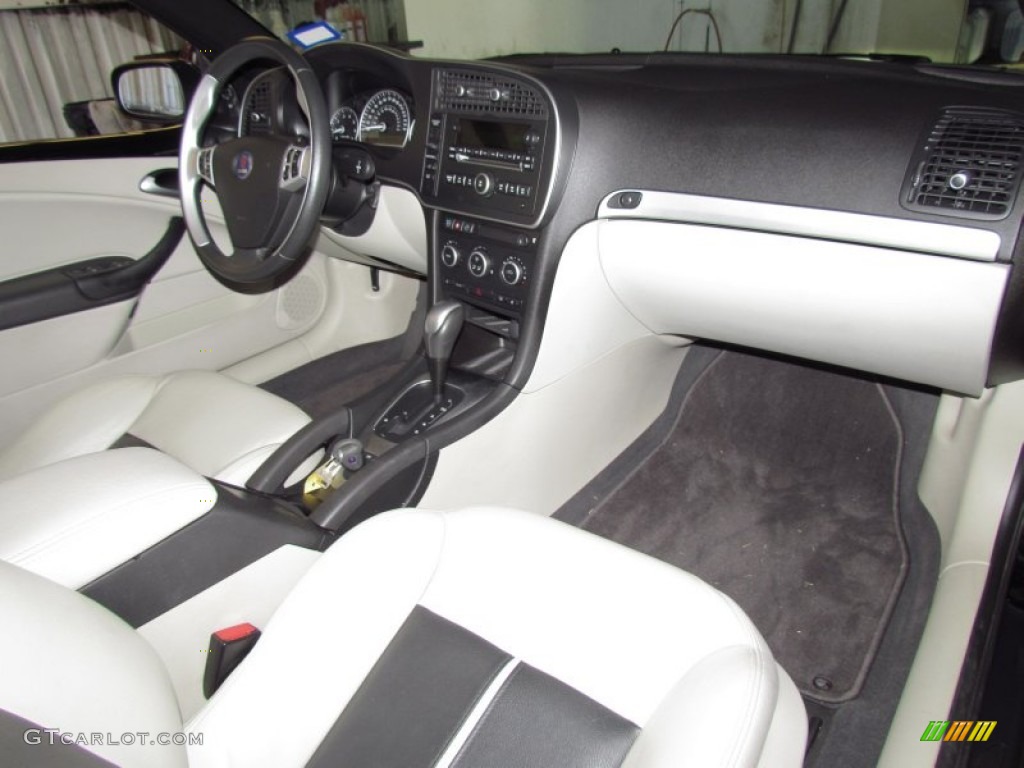 2008 Saab 9-3 Aero Convertible Parchment/Black Dashboard Photo #57041546