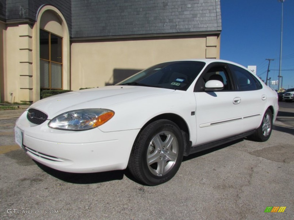 Vibrant White 2002 Ford Taurus SEL Exterior Photo #57041660