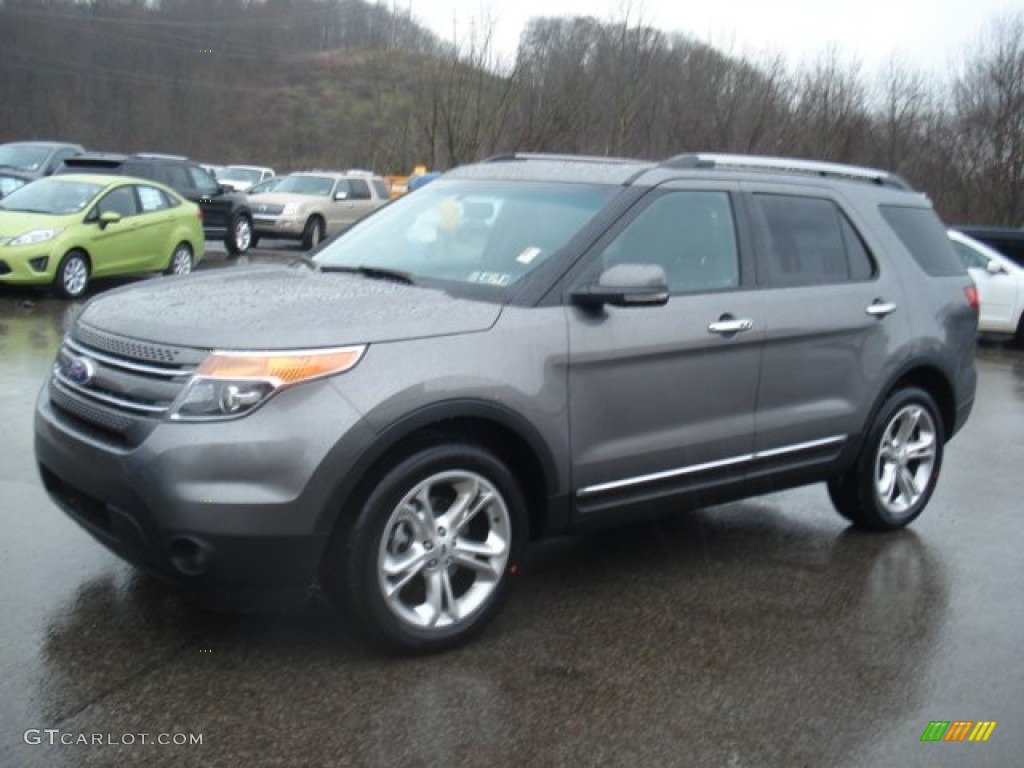 2012 Explorer Limited 4WD - Sterling Gray Metallic / Charcoal Black photo #4