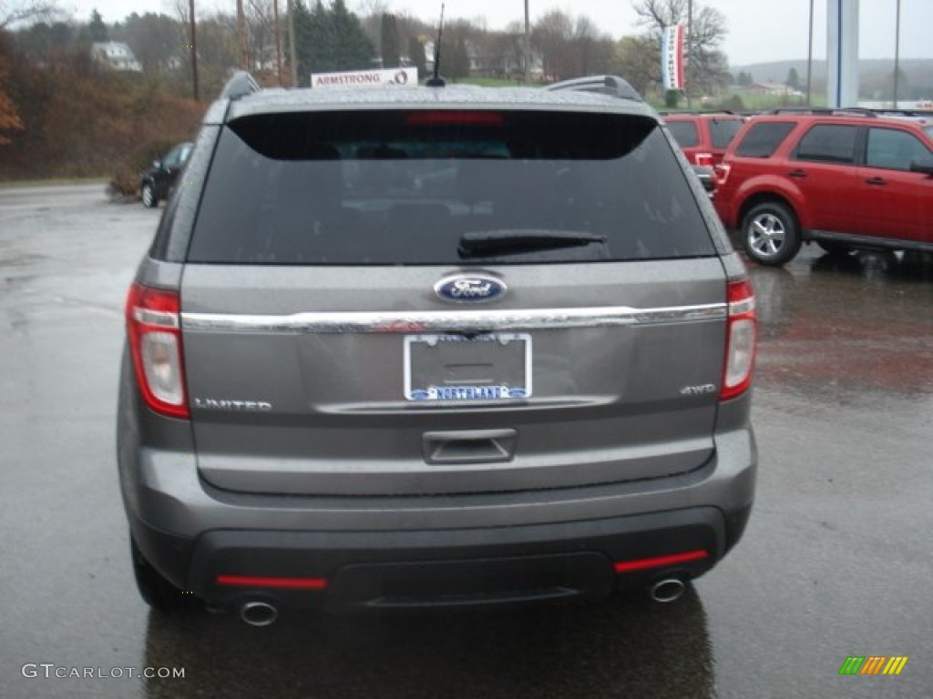 2012 Explorer Limited 4WD - Sterling Gray Metallic / Charcoal Black photo #7