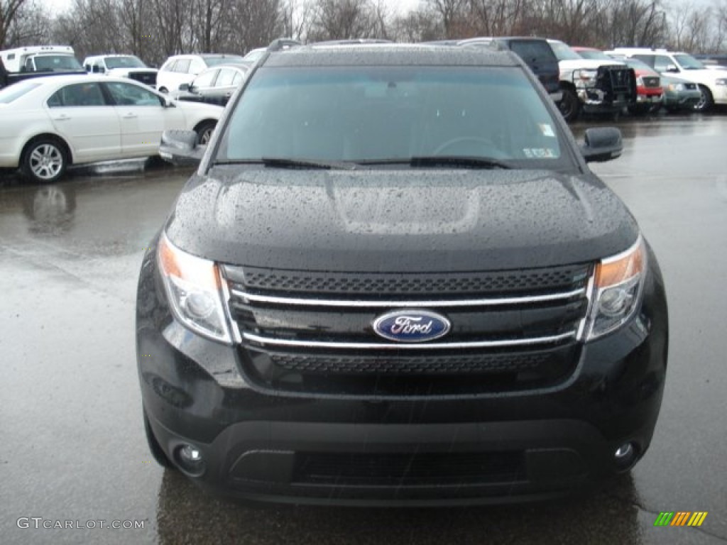 2012 Explorer Limited 4WD - Black / Charcoal Black photo #3