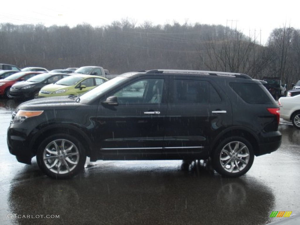 2012 Explorer Limited 4WD - Black / Charcoal Black photo #5