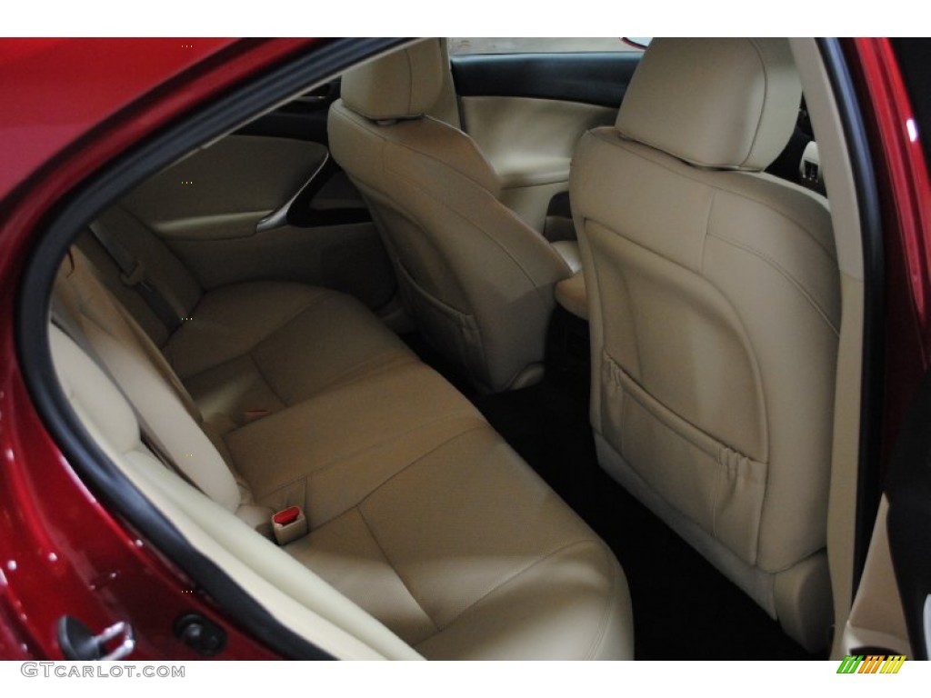 2008 IS 250 AWD - Matador Red Mica / Cashmere Beige photo #19