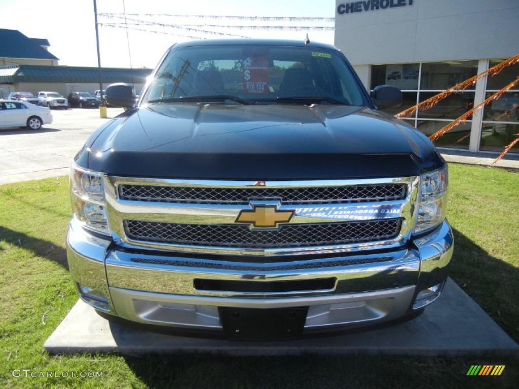 2012 Silverado 1500 LT Crew Cab - Black / Ebony photo #2