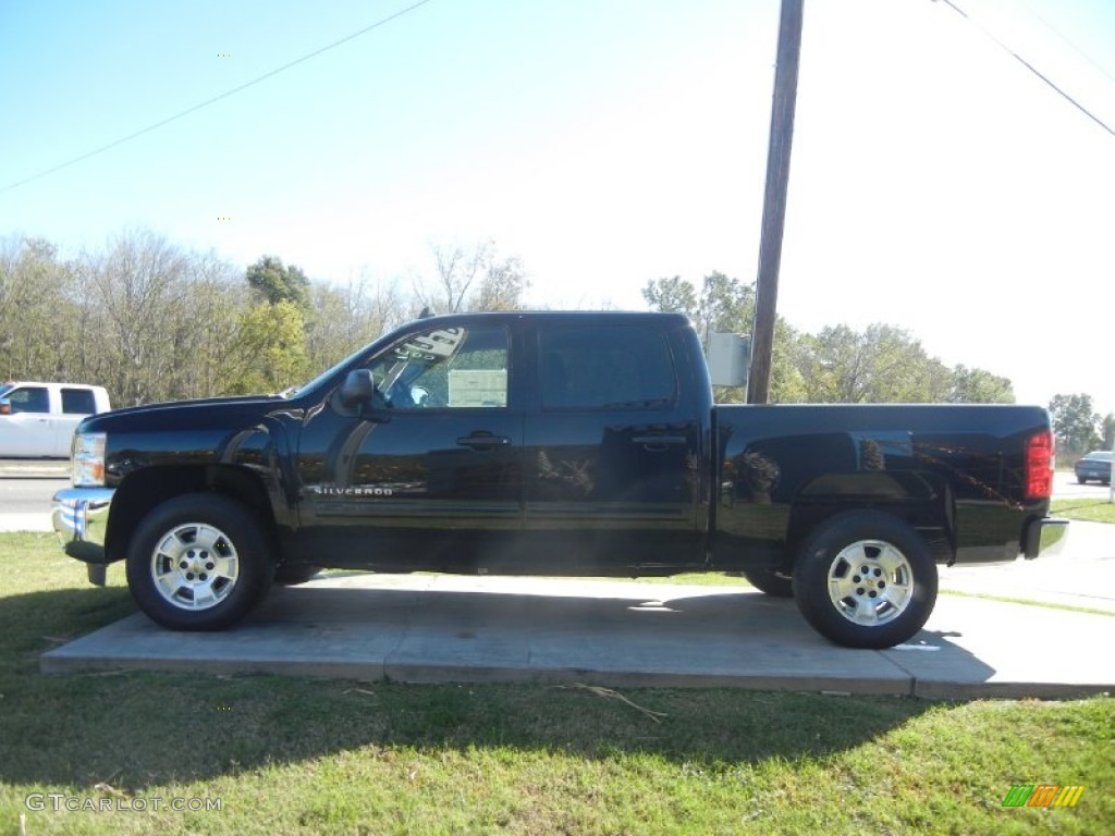 2012 Silverado 1500 LT Crew Cab - Black / Ebony photo #5