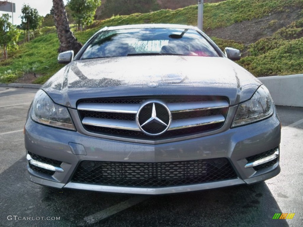 Palladium Silver Metallic 2012 Mercedes-Benz C 250 Coupe Exterior Photo #57046411