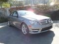 2012 Palladium Silver Metallic Mercedes-Benz C 250 Coupe  photo #1