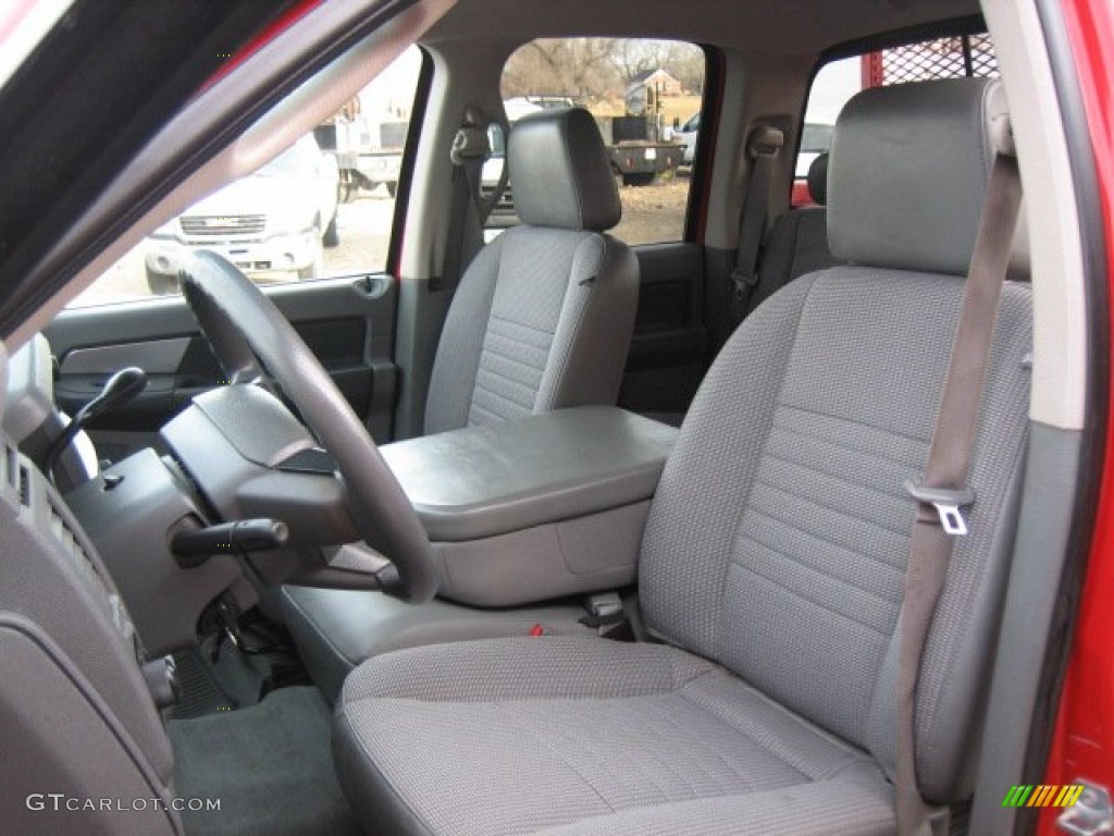 Medium Slate Gray Interior 2008 Dodge Ram 2500 SLT Quad Cab 4x4 Photo #57046594