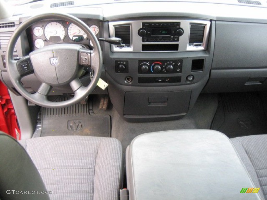 2008 Dodge Ram 2500 SLT Quad Cab 4x4 Medium Slate Gray Dashboard Photo #57046610