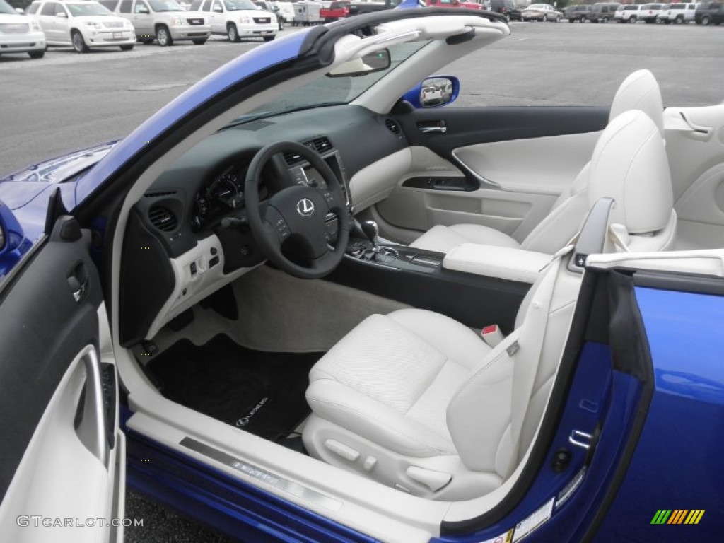 Alabaster Interior 2010 Lexus IS 350C Convertible Photo #57047198