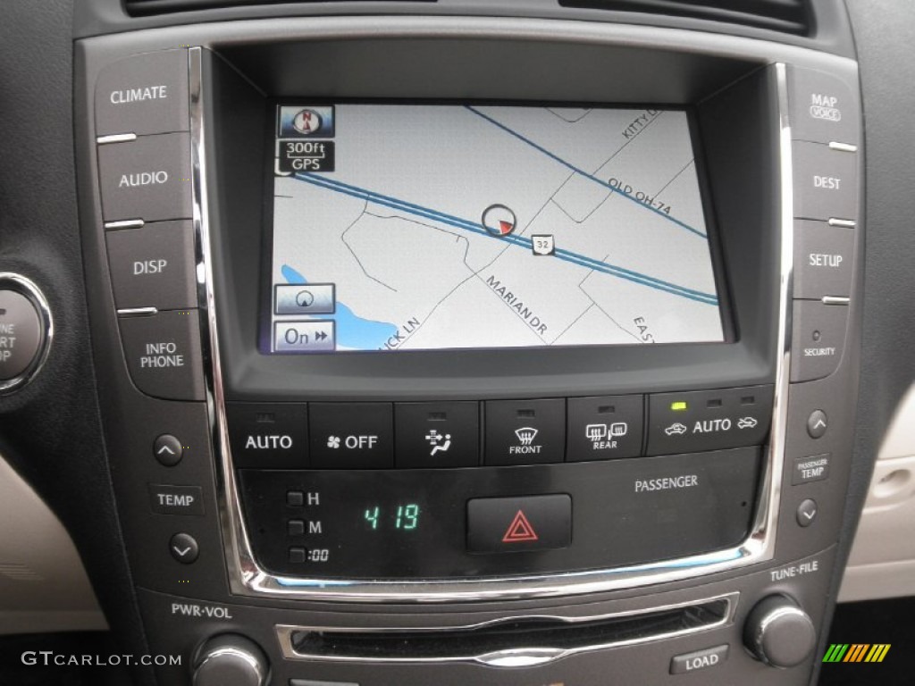 2010 Lexus IS 350C Convertible Navigation Photo #57047207