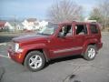 2008 Inferno Red Crystal Pearl Jeep Liberty Limited 4x4  photo #1