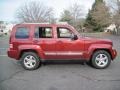 2008 Inferno Red Crystal Pearl Jeep Liberty Limited 4x4  photo #9