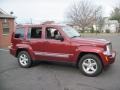 2008 Inferno Red Crystal Pearl Jeep Liberty Limited 4x4  photo #10