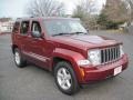 2008 Inferno Red Crystal Pearl Jeep Liberty Limited 4x4  photo #11