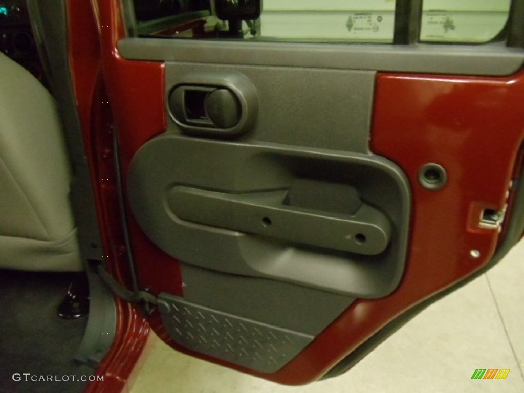 2008 Wrangler Unlimited X 4x4 - Red Rock Crystal Pearl / Dark Slate Gray/Med Slate Gray photo #11