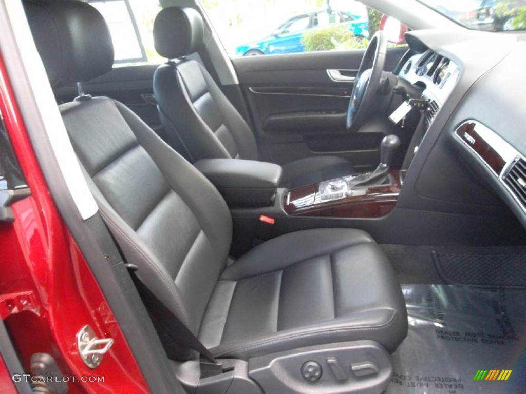 Black Interior 2009 Audi A6 3.0T quattro Sedan Photo #57048929