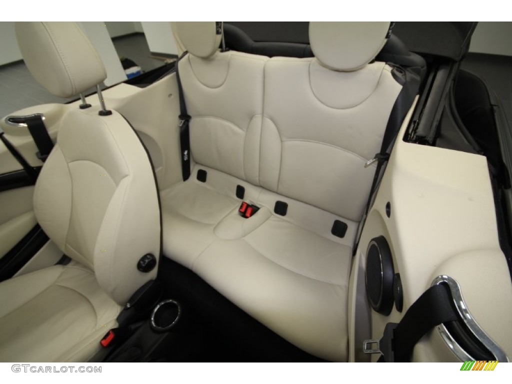 2011 Cooper Convertible - British Racing Green II / Gravity Polar Beige Leather photo #10