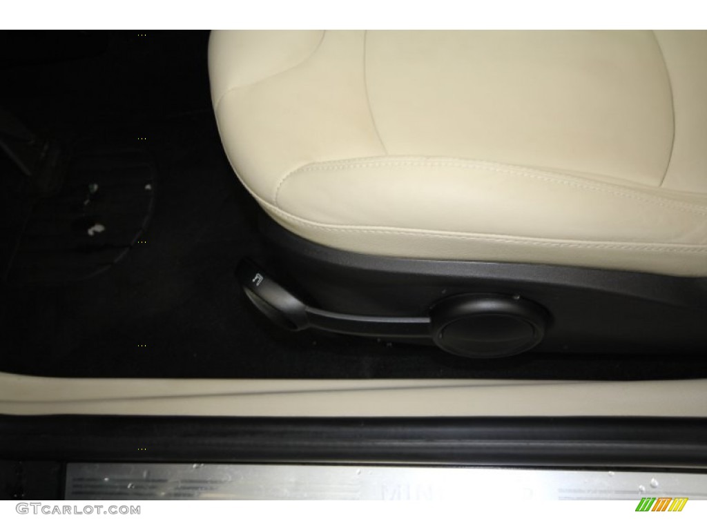 2011 Cooper Convertible - British Racing Green II / Gravity Polar Beige Leather photo #12