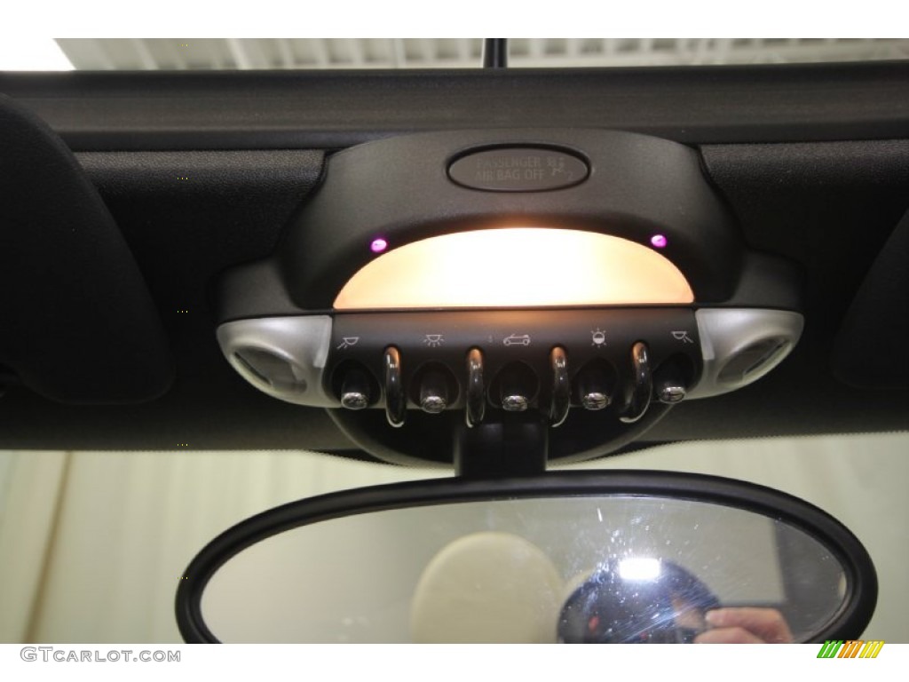 2011 Cooper Convertible - British Racing Green II / Gravity Polar Beige Leather photo #14