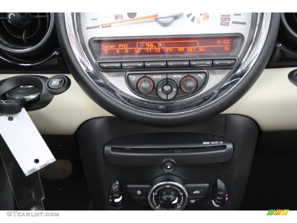 2011 Cooper Convertible - British Racing Green II / Gravity Polar Beige Leather photo #15