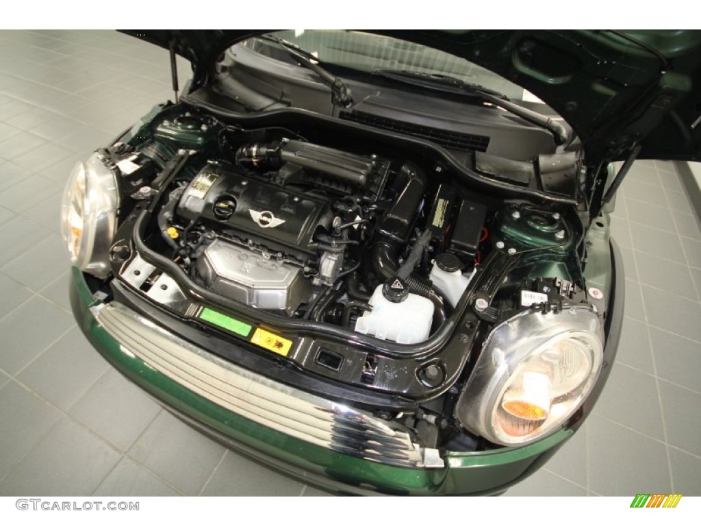 2011 Cooper Convertible - British Racing Green II / Gravity Polar Beige Leather photo #33