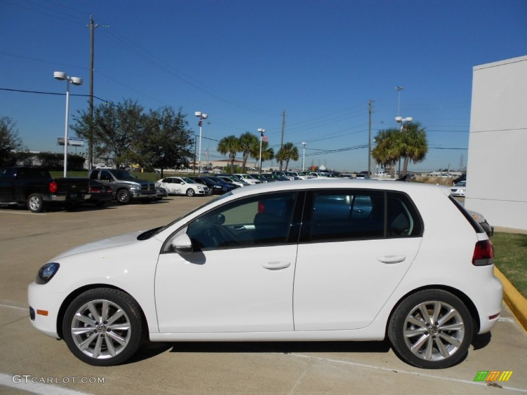 Candy White 2012 Volkswagen Golf 4 Door TDI Exterior Photo #57050198