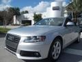 2009 Ice Silver Metallic Audi A4 2.0T Premium quattro Sedan  photo #2