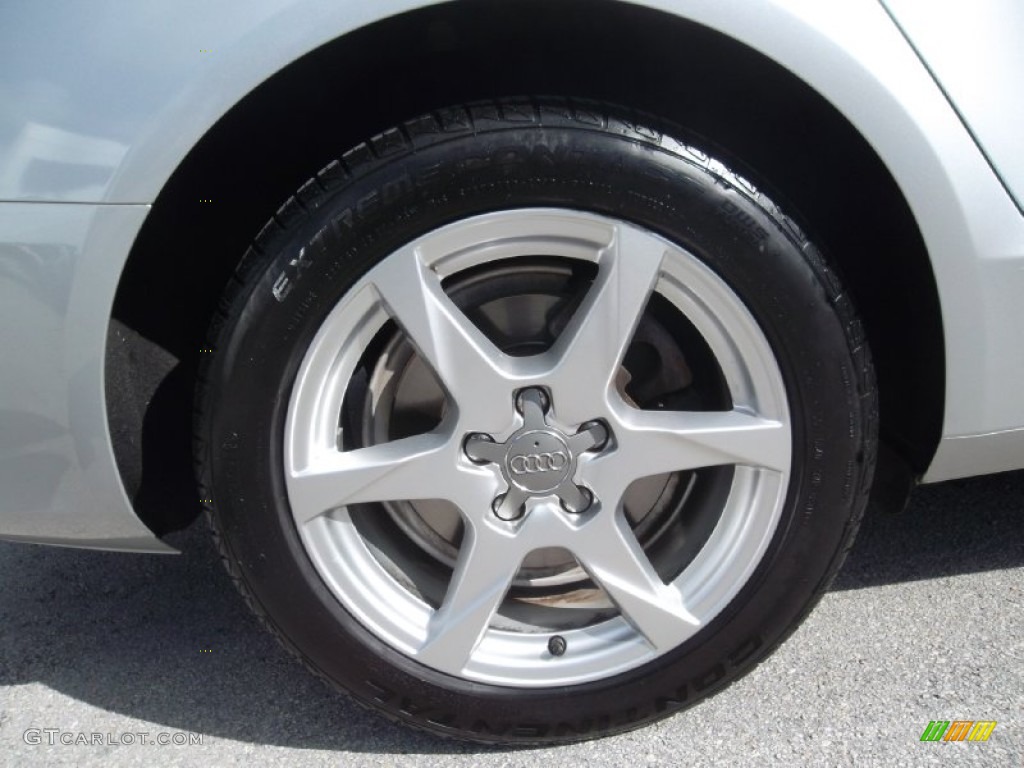 2009 A4 2.0T Premium quattro Sedan - Ice Silver Metallic / Black photo #10