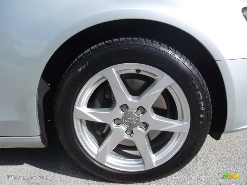 2009 A4 2.0T Premium quattro Sedan - Ice Silver Metallic / Black photo #11