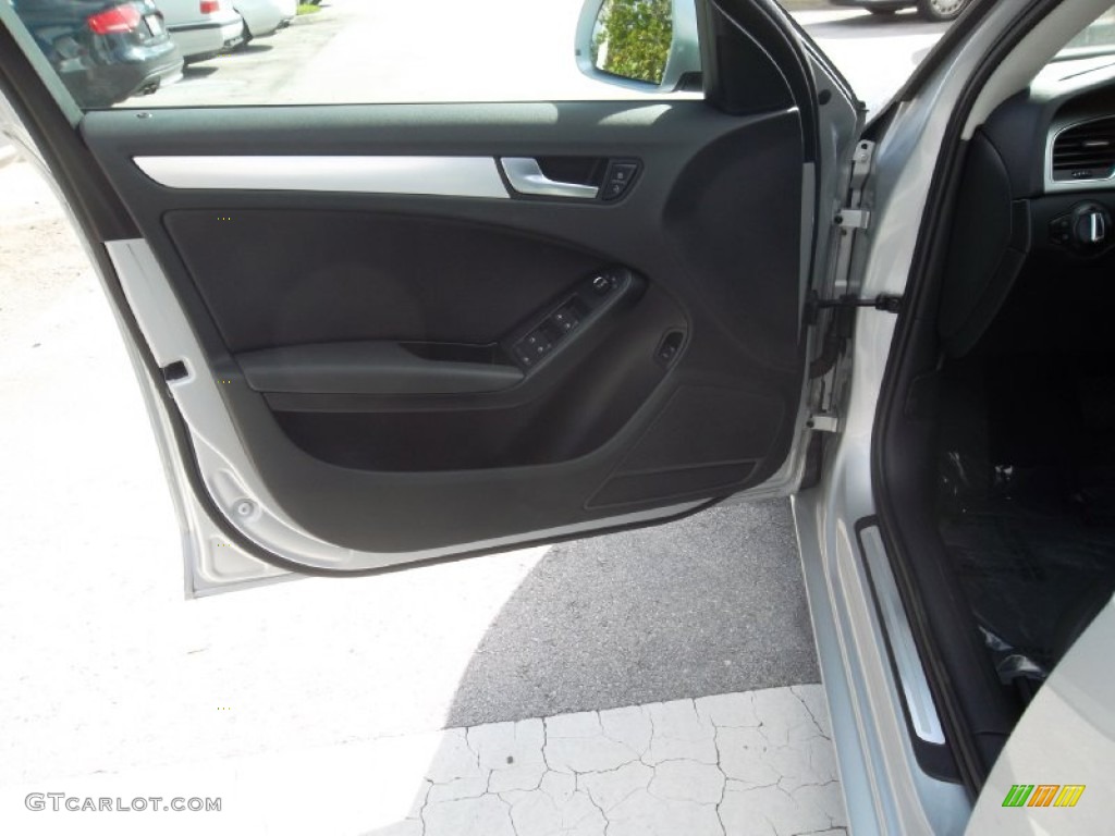 2009 A4 2.0T Premium quattro Sedan - Ice Silver Metallic / Black photo #16