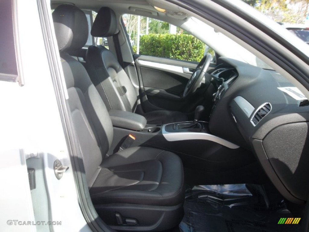 2009 A4 2.0T Premium quattro Sedan - Ice Silver Metallic / Black photo #21