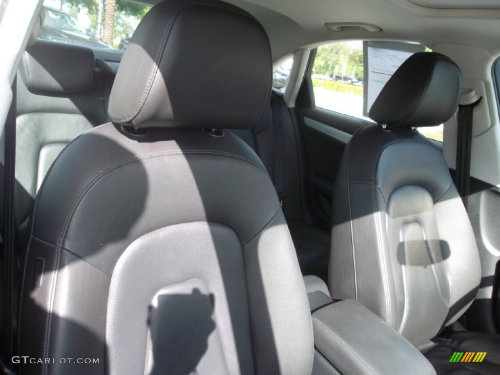 2009 A4 2.0T Premium quattro Sedan - Ice Silver Metallic / Black photo #22